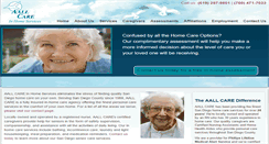 Desktop Screenshot of aallcare.com